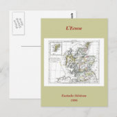 1806年の地図 – レコス ポストカード (正面/裏面)