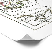 1806年の地図 – L'Italie 2e Feuille ポスター (角)