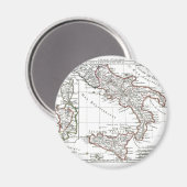 1806年の地図 – L'Italie (Sud) マグネット (正面/裏面)