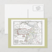 1806年地図 – ラトゥルキーダシー ポストカード (正面/裏面)