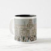 1807年にカフェFrascati ツートーンマグカップ (正面左)
