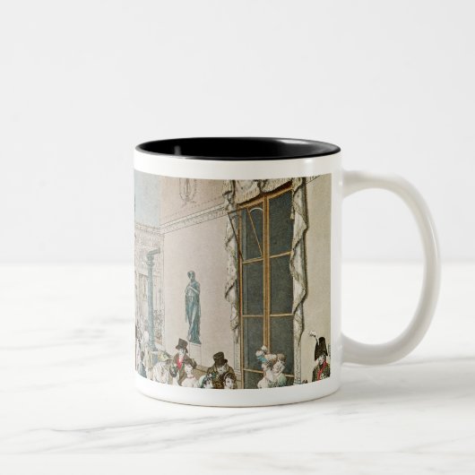 1807年にカフェFrascati ツートーンマグカップ (右)