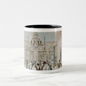 1807年にカフェFrascati ツートーンマグカップ (中央)