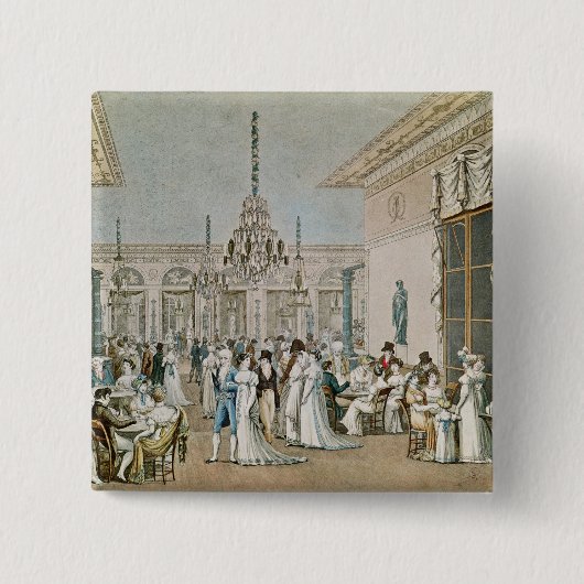 1807年にカフェFrascati 缶バッジ (正面)