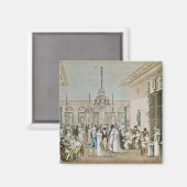 1807年のカフェフラスカティ マグネット (正面/裏面)