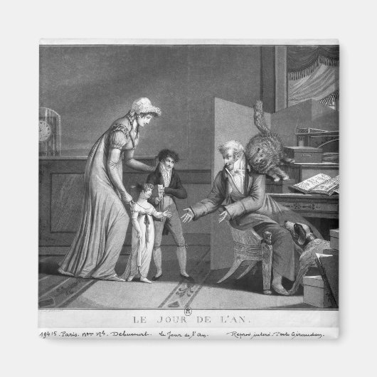 1807年正月 マグネット (正面)