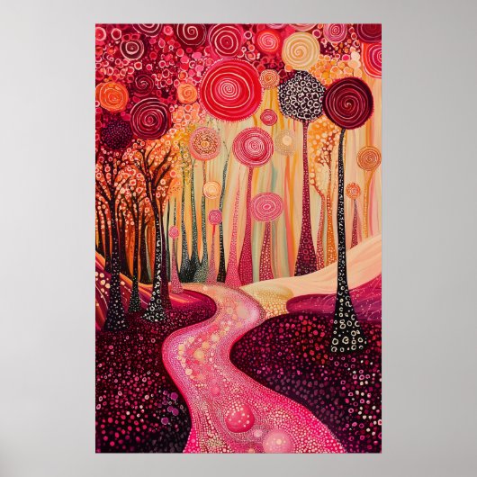 1808年の宇宙超現実主義の夢の風景 ポスター (正面)