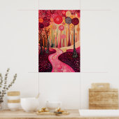 1808年の宇宙超現実主義の夢の風景 ポスター (キッチン)