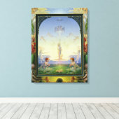 1808年の朝 キャンバスプリント (インサイチュ (ウッドフロア))