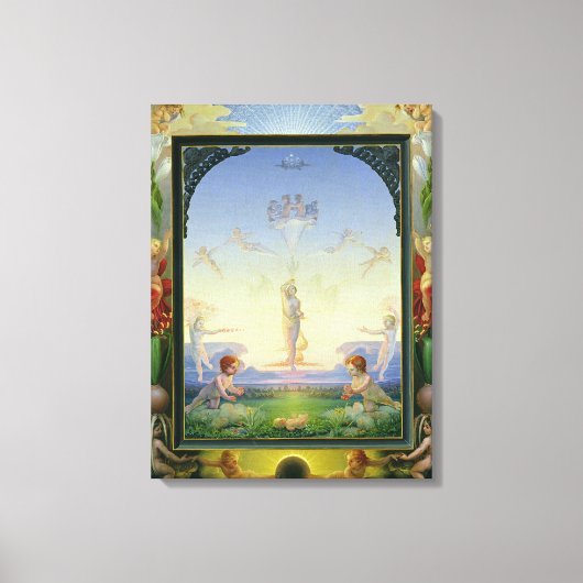 1808年の朝 キャンバスプリント (正面)