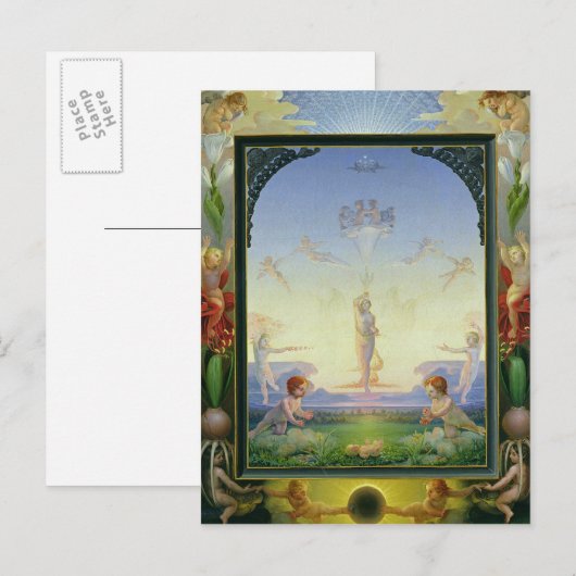 1808年の朝 ポストカード (正面/裏面)