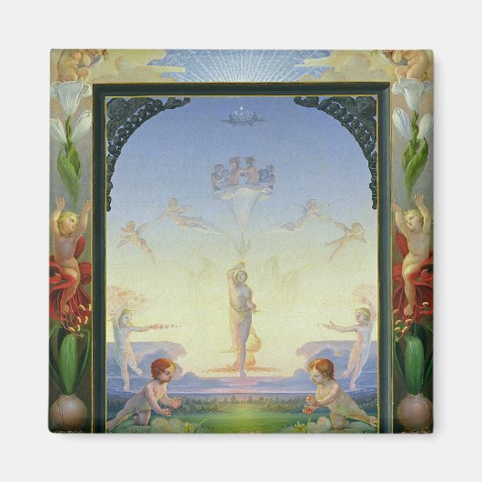 1808年の朝 マグネット (正面)