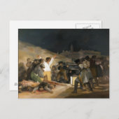 1808年5月3日フランシスコ・ゴヤ ポストカード (正面/裏面)