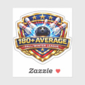 180+ Bowling Average | Fall / Winter League シール (シート)
