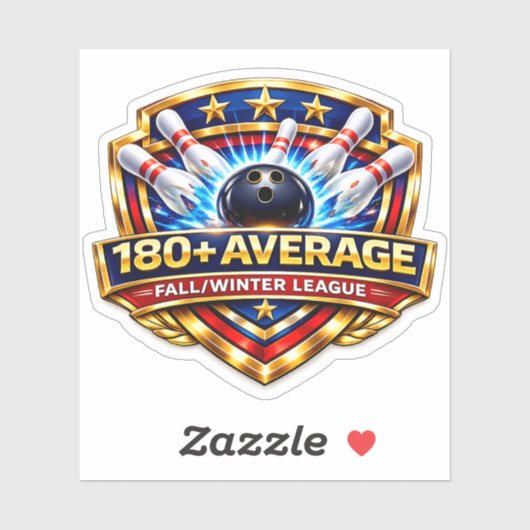 180+ Bowling Average | Fall / Winter League シール (シート)