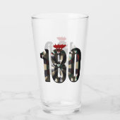 "180 in 3D：究極のダーツ寸法" タンブラーグラス (裏面)