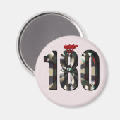 "180 in 3D：究極のダーツ寸法" マグネット (正面/裏面)