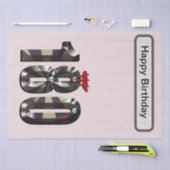 "180 in 3D：究極のダーツ寸法" 薄葉紙 (クラフト)