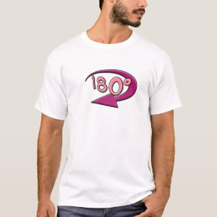 180Degree人のロゴのティー Tシャツ