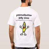 180px-Bannana1b、ピーナッツバターのゼリーの時間 Tシャツ (裏面)
