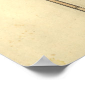 1810年のミシシッピ・アラバマの地図 ポスター (角)