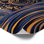 1810年の宇宙超現実主義の夢の風景 ポスター (角)