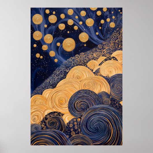 1810年の宇宙超現実主義の夢の風景 ポスター (正面)