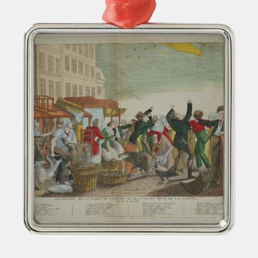 1811年に素晴らしい彗星の出現 メタルオーナメント (正面)