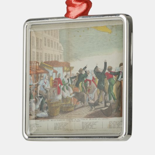 1811年に素晴らしい彗星の出現 メタルオーナメント (左)