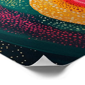 1811年の宇宙超現実主義の夢の風景 ポスター (角)