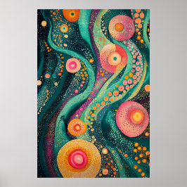 1811年の宇宙超現実主義の夢の風景 ポスター