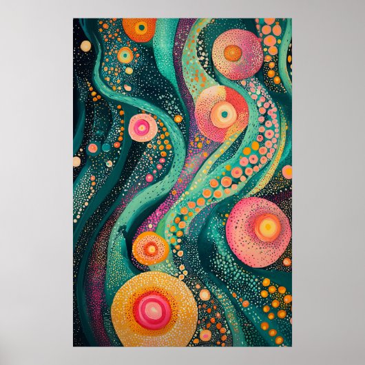 1811年の宇宙超現実主義の夢の風景 ポスター (正面)