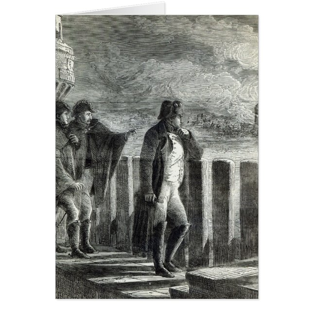 1812年にモスクワの火を見ているナポレオン (正面)