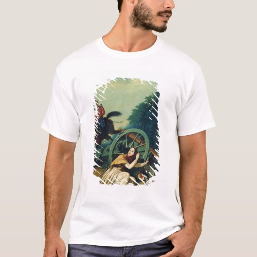 1812年のフランコロシア人戦争からの場面、1830年代 Tシャツ (正面)