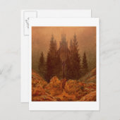 1812年の十字架(キャンバス上の油) ポストカード (正面/裏面)