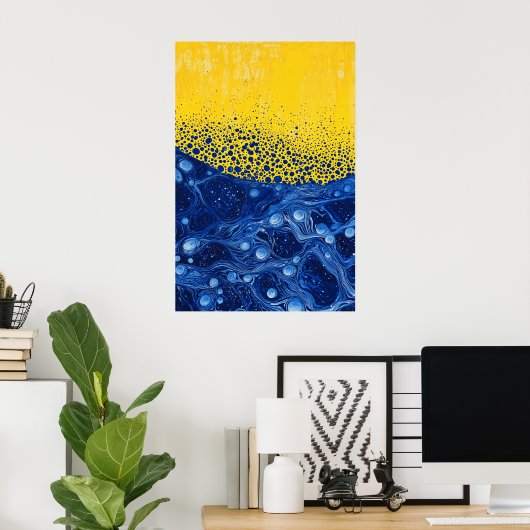 1812年の宇宙超現実主義の夢の風景 ポスター (ホームオフィス)