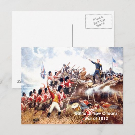 1812年のABH戦争 ポストカード (正面/裏面)