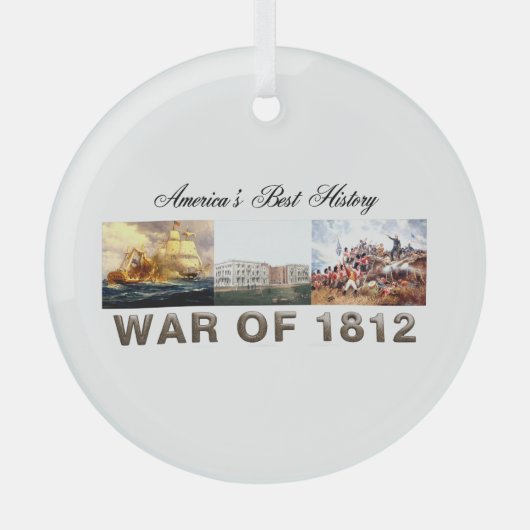 1812年ガラスオーナメントのトップ戦 ガラスオーナメント (正面)