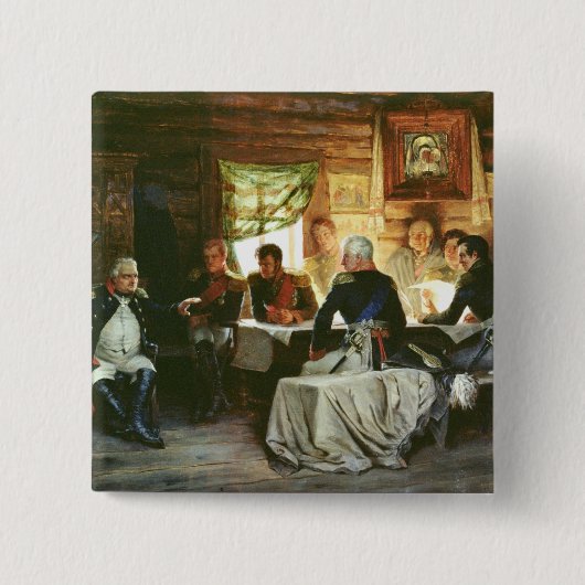 1812年1882年にFiliの戦争の議会 缶バッジ (正面)