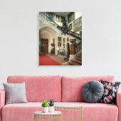 1812年～15年、階段ホールの眺望 キャンバスプリント (インサイチュ (リビング))