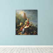 1812年、1855年のロシア人 キャンバスプリント (インサイチュ (ウッドフロア))