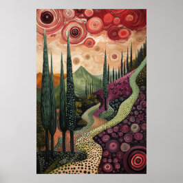 1813年の宇宙超現実主義の夢の風景 ポスター