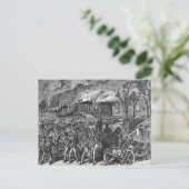 1814年ワシントンの燃焼 ポストカード (スタンド正面)