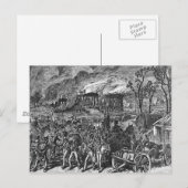 1814年ワシントンの燃焼 ポストカード (正面/裏面)