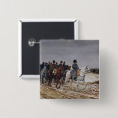 1814年1864年にキャンペーンのナポレオン 缶バッジ (正面&裏面)