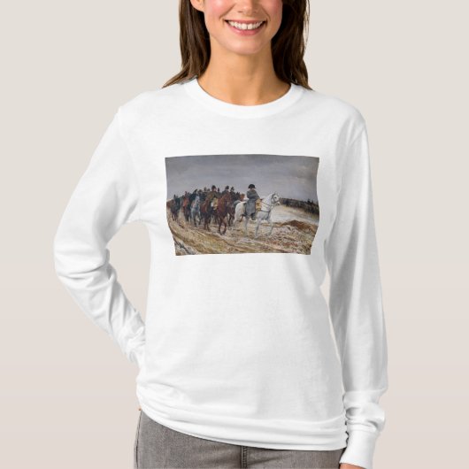 1814年1864年にキャンペーンのナポレオン Tシャツ (正面)