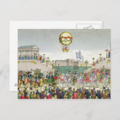 1814年5月4日ルイ18世パリへの入館 ポストカード (正面/裏面)