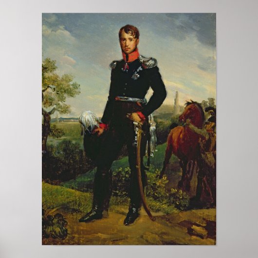 1814年、プロシアの王フレデリック・ウィリアム3世 ポスター (正面)
