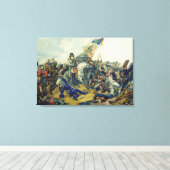 1815年のウォータールーの戦い キャンバスプリント (インサイチュ (ウッドフロア))