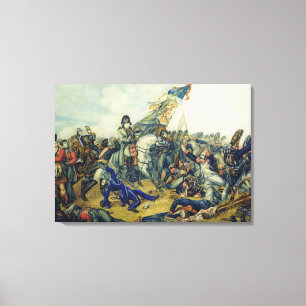 1815年1831年にワーテルローの戦い キャンバスプリント